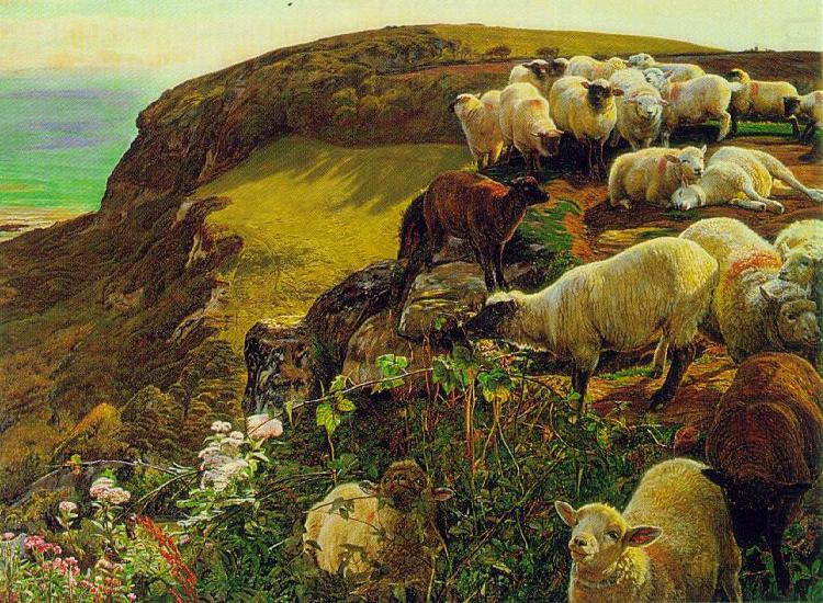 William Holman Hunt On English Coasts. china oil painting image